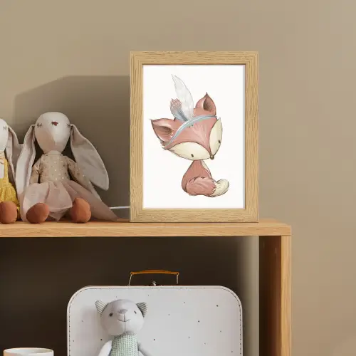 Vos - Dier - Bosdieren Light Box met kabel klein -sfeer2_kind