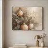 Kerst - Kerstballen - Beige - Goud Textielframe - compleet frame klein -sfeer2