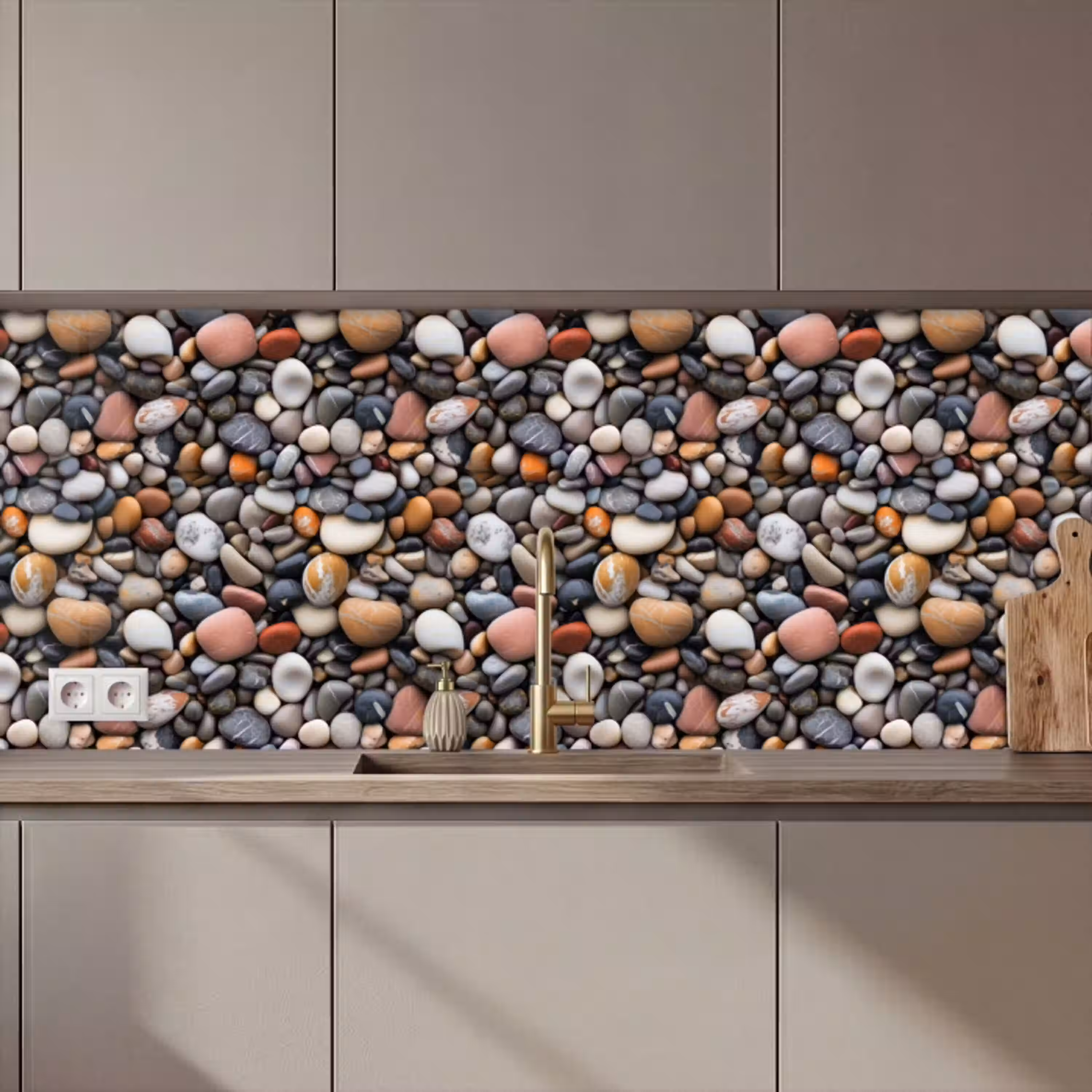 Natuur - Kleuren - Stenen keuken achterwand 2 middel 871 zz_3dshopping