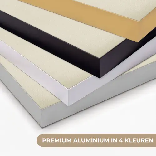Schubben - Rood - Vis - Vinnen Textielframe zwart klein -USP_kleurenNL