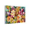 Schilderij - Olieverf - Bloemen - Regenboog plexiglas 5mm klein -z3d