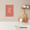 Minimalistisch - Illustratie - Aardbei - Tak KitchenYeah - Keuken - Canvas klein -sfeer1