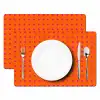 Cool - Stippen - Oranje Placemat vinyl groot -zzsfeer2_Kitchenyeah-website