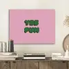 Yes fun - Groen - Roze PET vilt klein -sfeer1