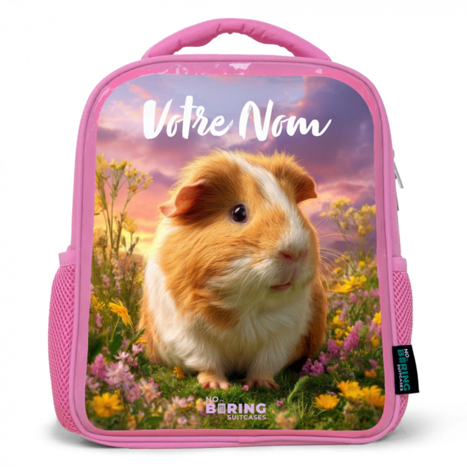 Cavia - Natuur - Dier Kinderrugzak - Roze middel -3d