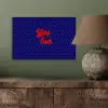 Yes fun - Rood - Blauw - Stippen aluminium wit klein -sfeer2