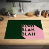 Donkergroen - Tekst - Schaduw - Grafisch Inductie beschermer vinyl 3mm klein -sfeer5