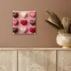 Macarons - Hartjes - Kleurrijk - Roze plexiglas 5mm klein -sfeer5