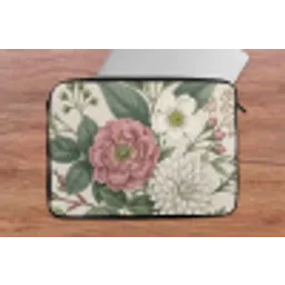 Romantisch - Design - Kleurrijk laptophoes neopreen klein -tafel