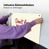 Don't lose your fire - Rood - Wit - Minimalistisch Inductie beschemer met haakjes klein -ky-ophangen-de