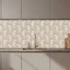Motief - Beige - Linnen keuken achterwand 2 middel 871 zz_3dshopping