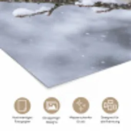 Vogel - Tak - Sneeuw - Winter poster papier klein -tcloseup_DE