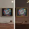 Graffiti - Sport - Darten - Dartbord Light Box met batterij (Wandlamp) middel -sfeer3