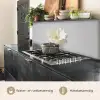Bloem - Minimalistisch -Wit keuken achterwand 2 middel -usp_NL