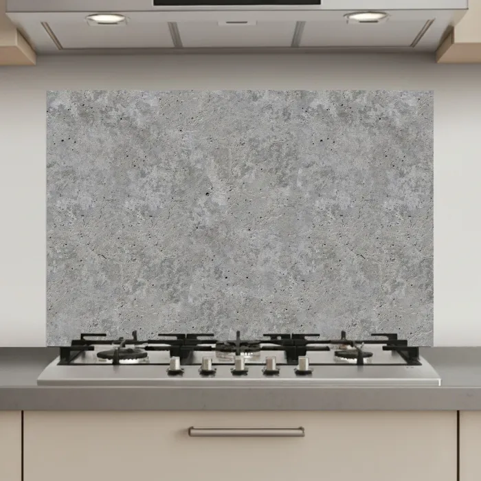 Patroon - Cement - Beton keuken achterwand spatscherm klein 900 -3d_website
