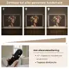 Portret - Vrouw - Bloemen Light Box met batterij (Wandlamp) middel -USP_dimbaarNL