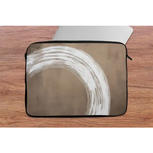 Verf - Bruin - Japandi laptophoes neopreen klein -tafel