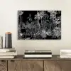 Jungle - Bomen - Bladeren - Tropical aluminium wit klein -sfeer1