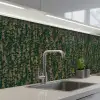 Groen - Bruin - Vlekken - Roest keuken achterwand 2 middel 871 -3d_schuin
