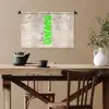 Slangenprint - SWAG - Neon - Groen Wandkleed katoen klein -sfeer6