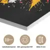 Tomaat - Avocado - Peper - Graffiti - Verf - Modern PET vilt klein -closeup_NL