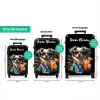 Hond in Tropische Sferen NBS - Handbagage koffer - Kinderen Unisex middel zzzzzzVergelijking_3NL