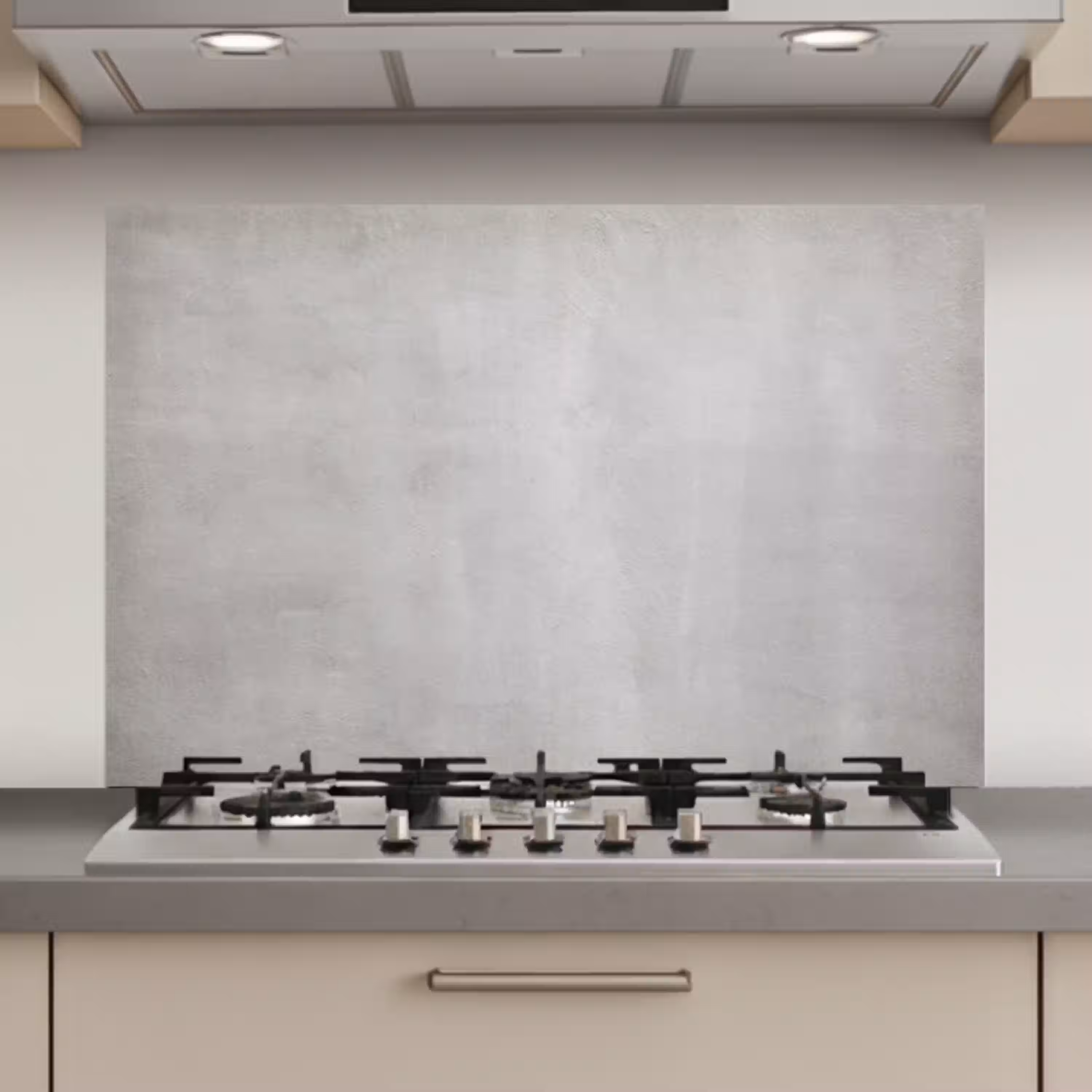 Beton - Grijs - Cement - Industrieel - Structuur keuken achterwand spatscherm klein -3d_website