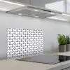 Oceaan - Anker - Blauw - Wit keuken achterwand spatscherm klein 900 -3d_schuin