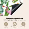 Flamingo - Bloemen - Bladeren - Jungle - Tropical Inductie beschemer met haakjes klein -ky-onderkant-nl