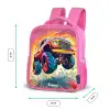 Roze Monstertruck Vliegt over het Asfalt Kinderrugzak - Roze middel -productfoto_formaten