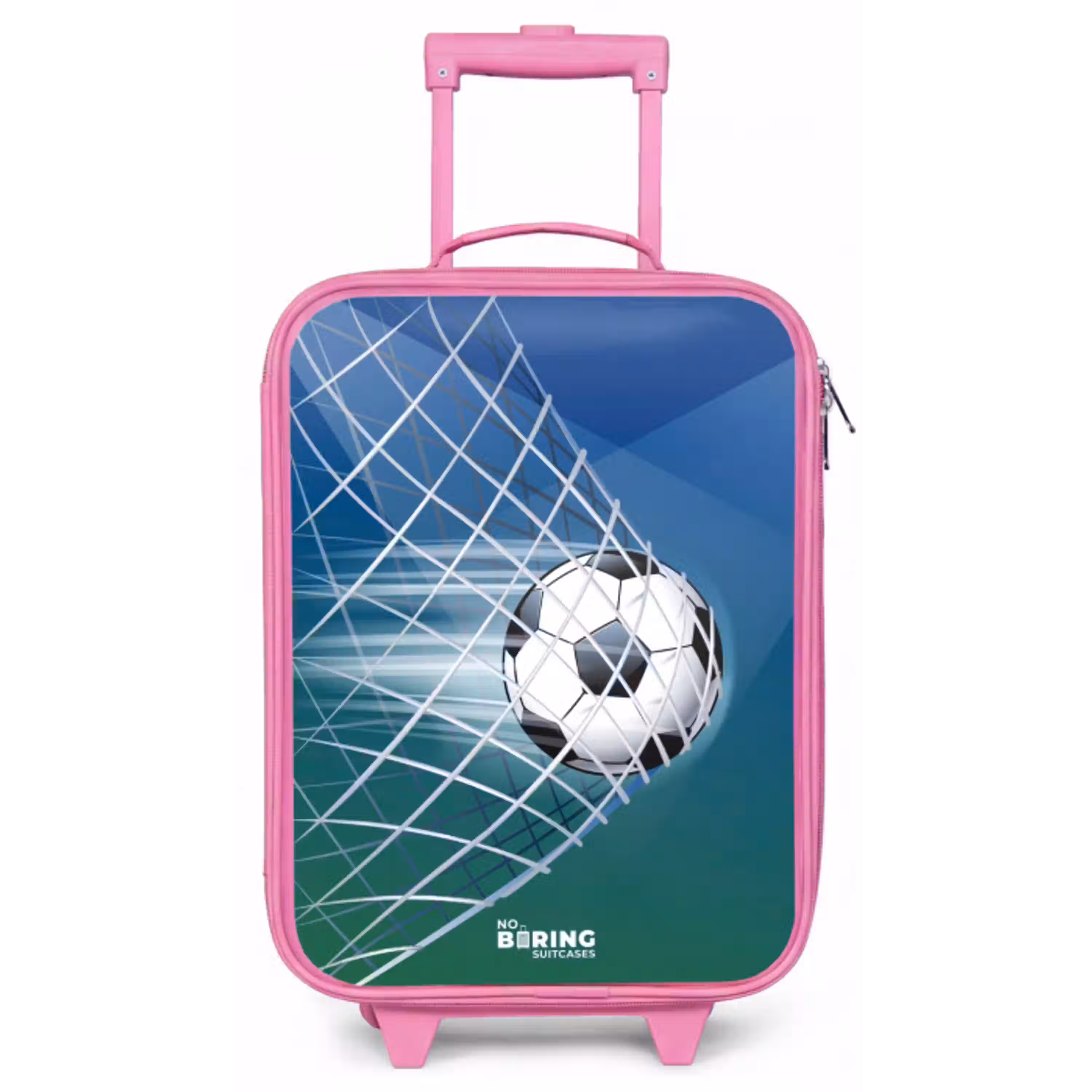 Bal in het goal Kinderkoffer - Roze klein -zz3dotto