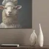 Schaap - Wol - Kok PET vilt klein -sfeer6_closeup