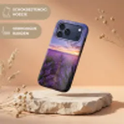 Lavendel - Veld - Natuur - Paars Toughcase MagSafe Apple iPhone 17 Pro Max klein -USP_RandenV_NL