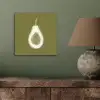 Avocado - Minimalistisch - Illustratie - Groen aluminium wit klein -sfeer2