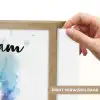 Kat - Kleurrijk - Verf - Dier - Wit Light Box met batterij (Wandlamp kind) middel -USP_websiteprintNL