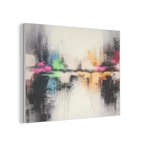 Abstract - Kleurexplosie - Landschap PET vilt klein -3d