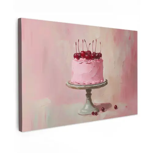 Taart - Pink - Cherry canvas 2cm klein -z3d