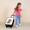 Vera vlinderkitten Kinderkoffer - Zwart klein -sfeer1