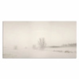 Boom - Mist - Sneeuw - Winter - Minimalistisch Muismat XXL klein -3d_leeg