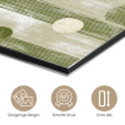 Artistiek - Modern - Groen aluminium wit klein 46 -closeup_DE