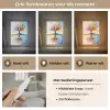 Boom - Kunst - Seizoenen - Lente - Herfst Light Box met kabel (Tafellamp) klein -USP_lichtkleurNL