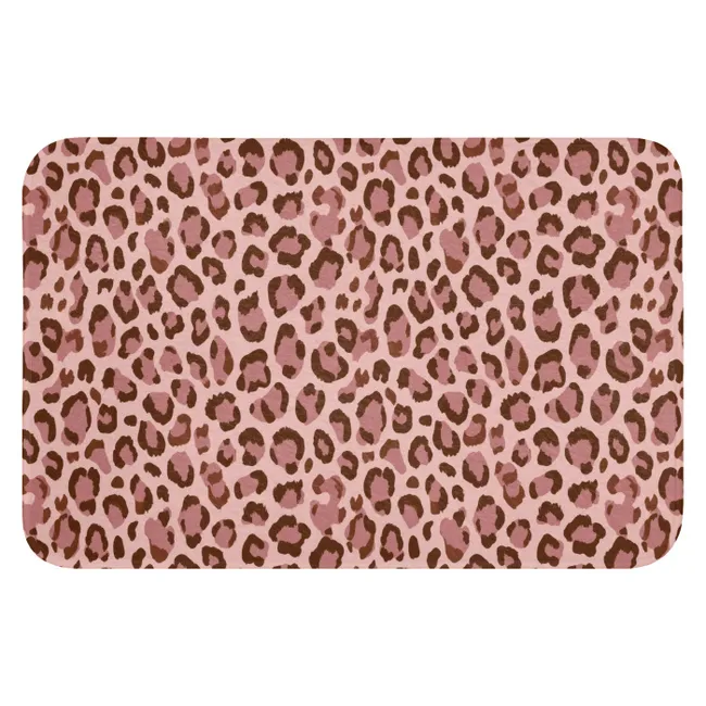 WC Mat - Luipaard - Patroon - Roze
