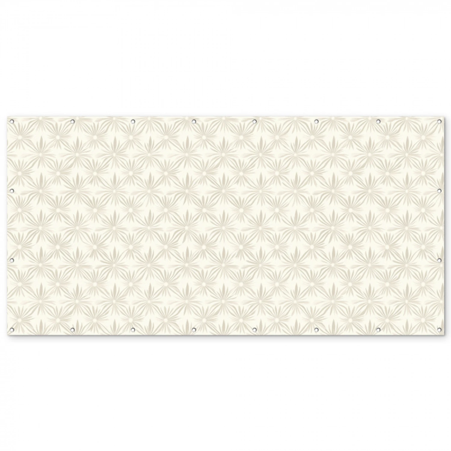 Patroon - Bloemen - Beige Balkonbeschermer Duitsland klein 596 -zz_3d