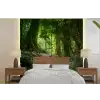 Jungle - Stenen - Water - Natuur - Planten fotobehang vinyl groot -bed