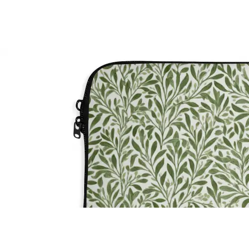 Botanisch - Takken - Groen laptophoes neopreen klein 279 -detail