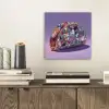 Edelstenen - Glitters - Paars - Kleurrijk aluminium wit klein -sfeer1