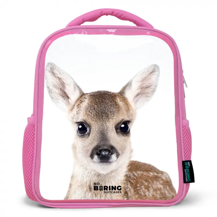 Bambino Kinderrugzak - Roze middel -3d