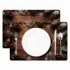 Sneeuw - Houtlook - Quote - Let it snow Placemat vinyl groot -zzsfeer2_Kitchenyeah-website
