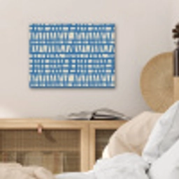 Ruitpatroon - Blauw - Crème PET vilt klein 837 -sfeer3