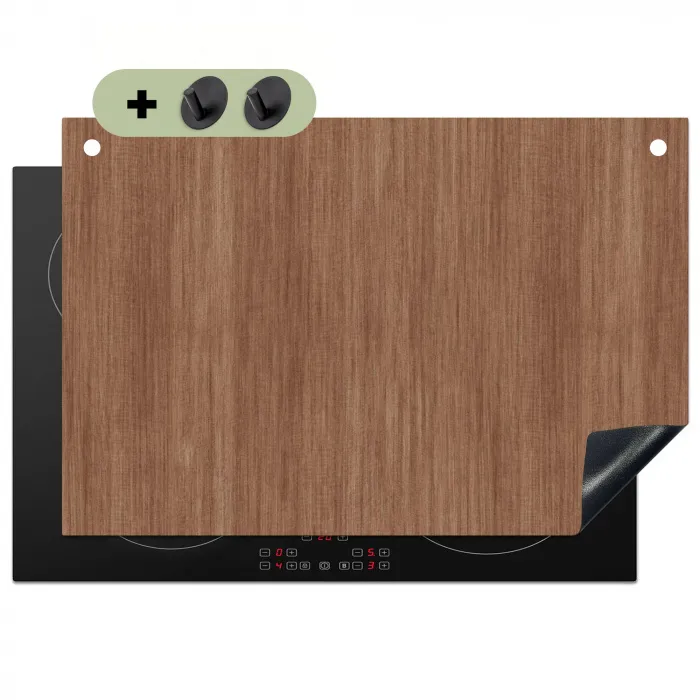 Hout - Boomstronk - Patronen Inductie beschemer met haakjes klein 777 -3d